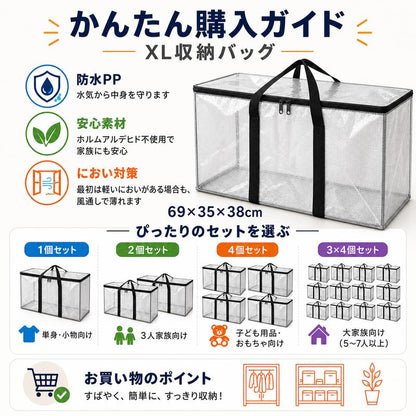 Fidelli ClearBox™ – フタ付き透明収納ボックス