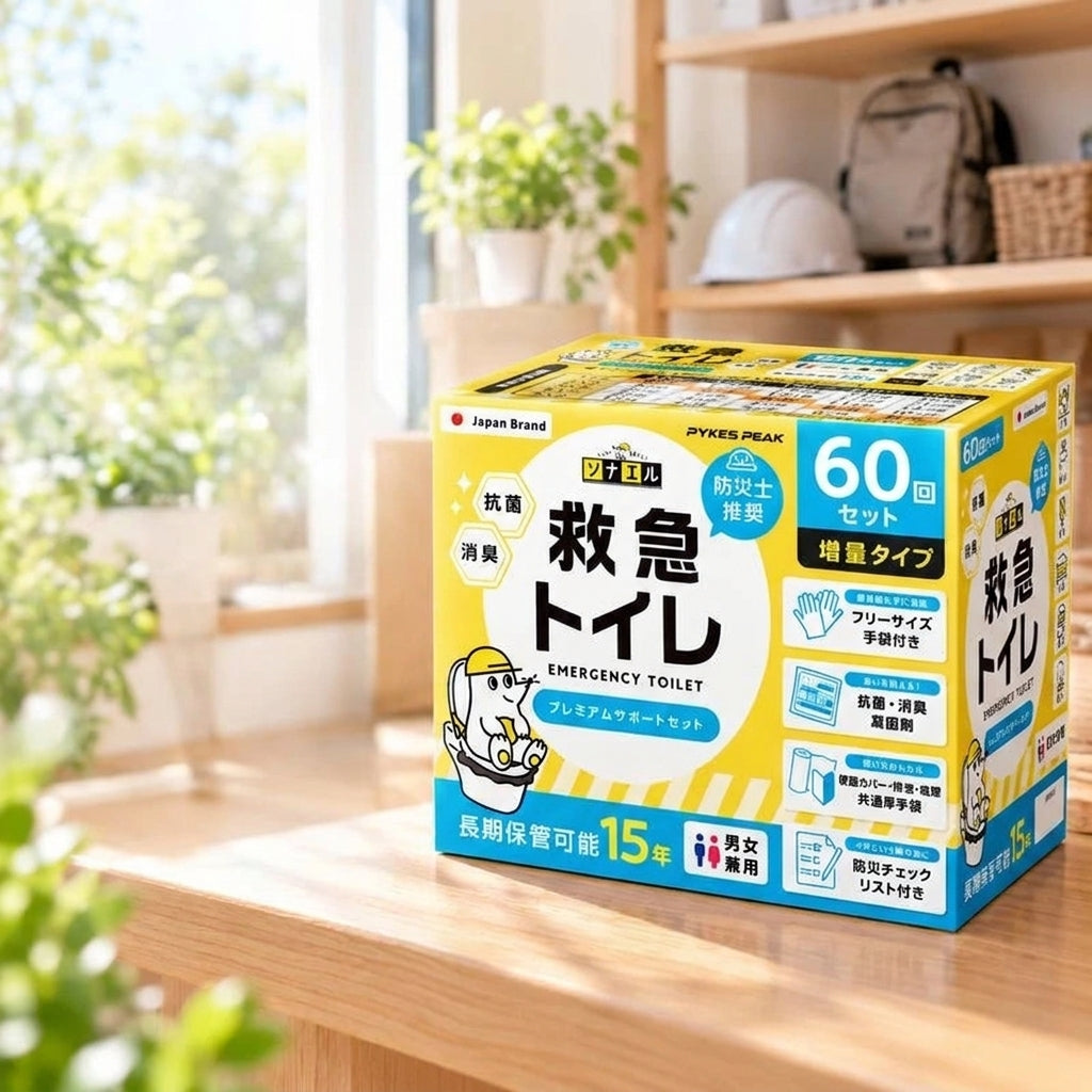 救急トイレ 60回セット 15年長期保管 抗菌・消臭